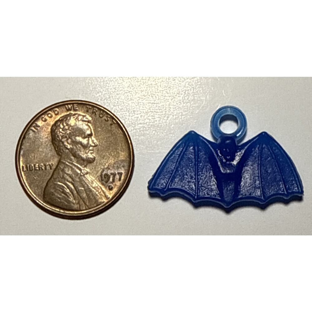 Vintage Blue Bat Cracker Jack Celluloid Charm‎ 1A